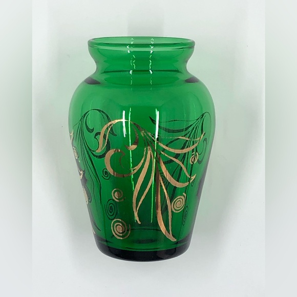 Anchor Hocking Forest Green 3" Bud Vase - Picture 7 of 15